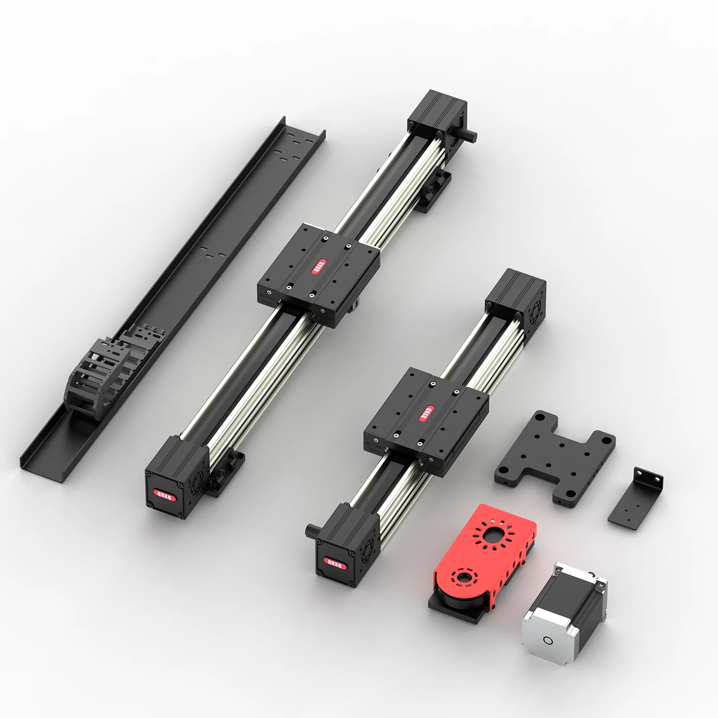 104 High Speed And Low Noise 4m Machine Tool Electric Slide Belt Driven Linear Actuator Guide
