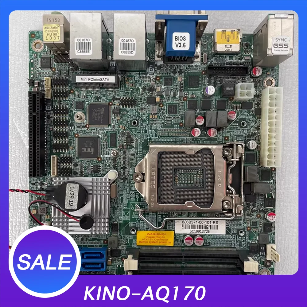 

Для промышленной материнской платы I-E-I с двумя портами KINO-AQ170-R10 KINO-AQ170
