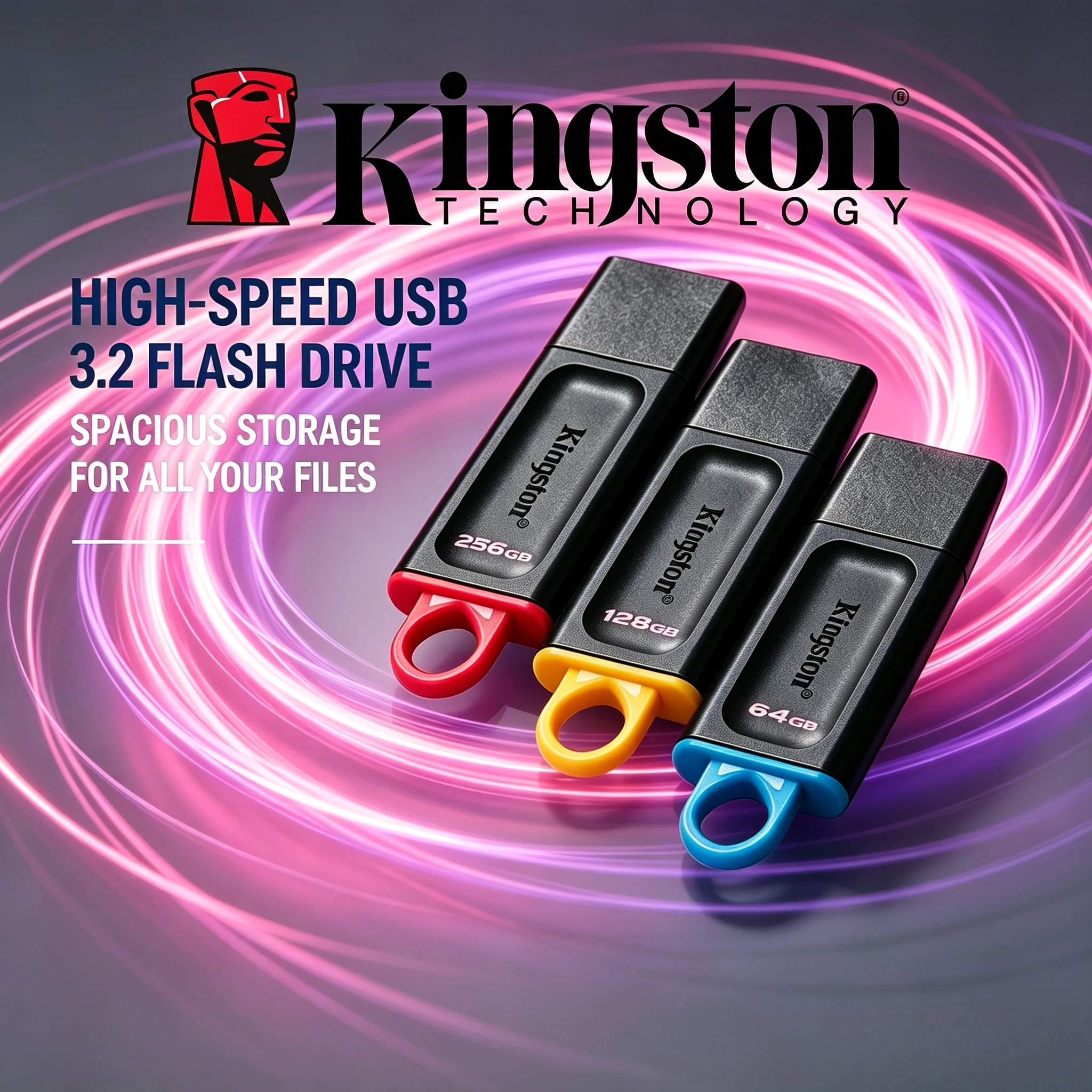 Kingston 32GB 64GB 128GB 256GB USB 3.2 Gen 1 DTX Mini Key Pen Drive Memory Stick for Desktop Laptop Computer Fast Storage