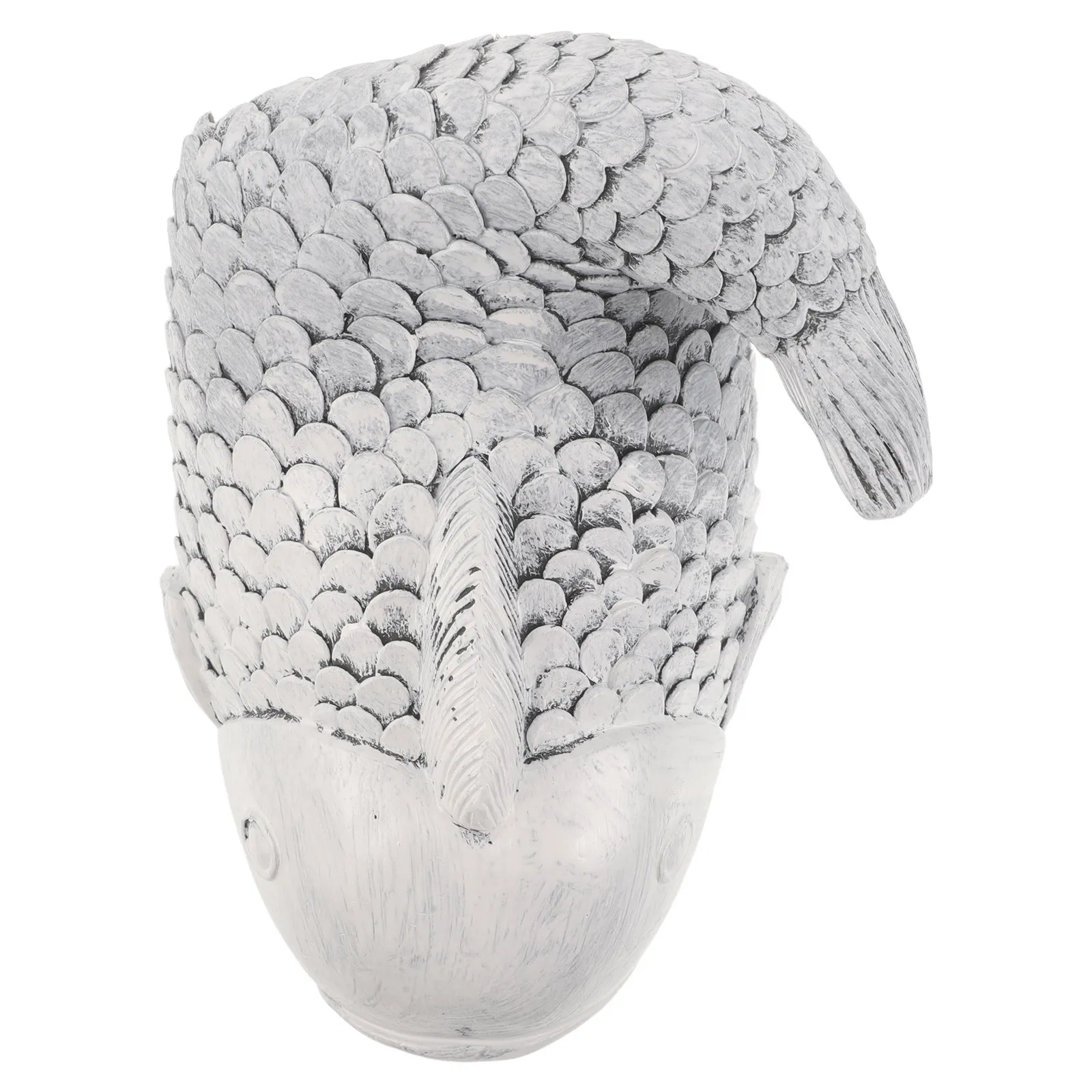 Fish Gutter Downspout Extension Decoration Resin Koi Splash Guard Sculpture Outdoor Garden Downspout Statue Decorative Rain