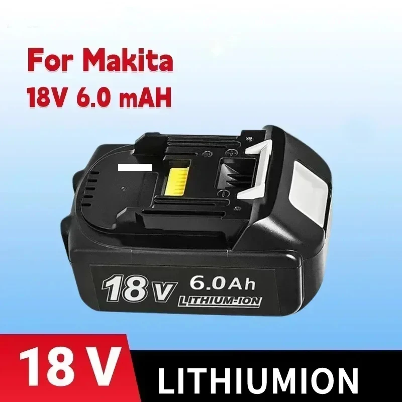

Аккумулятор 18 В для Makita BL1830B BL1850B BL1850 BL1840 BL1860 BL1815, сменная литиевая батарея Makita 6 Ач/5 Ач
