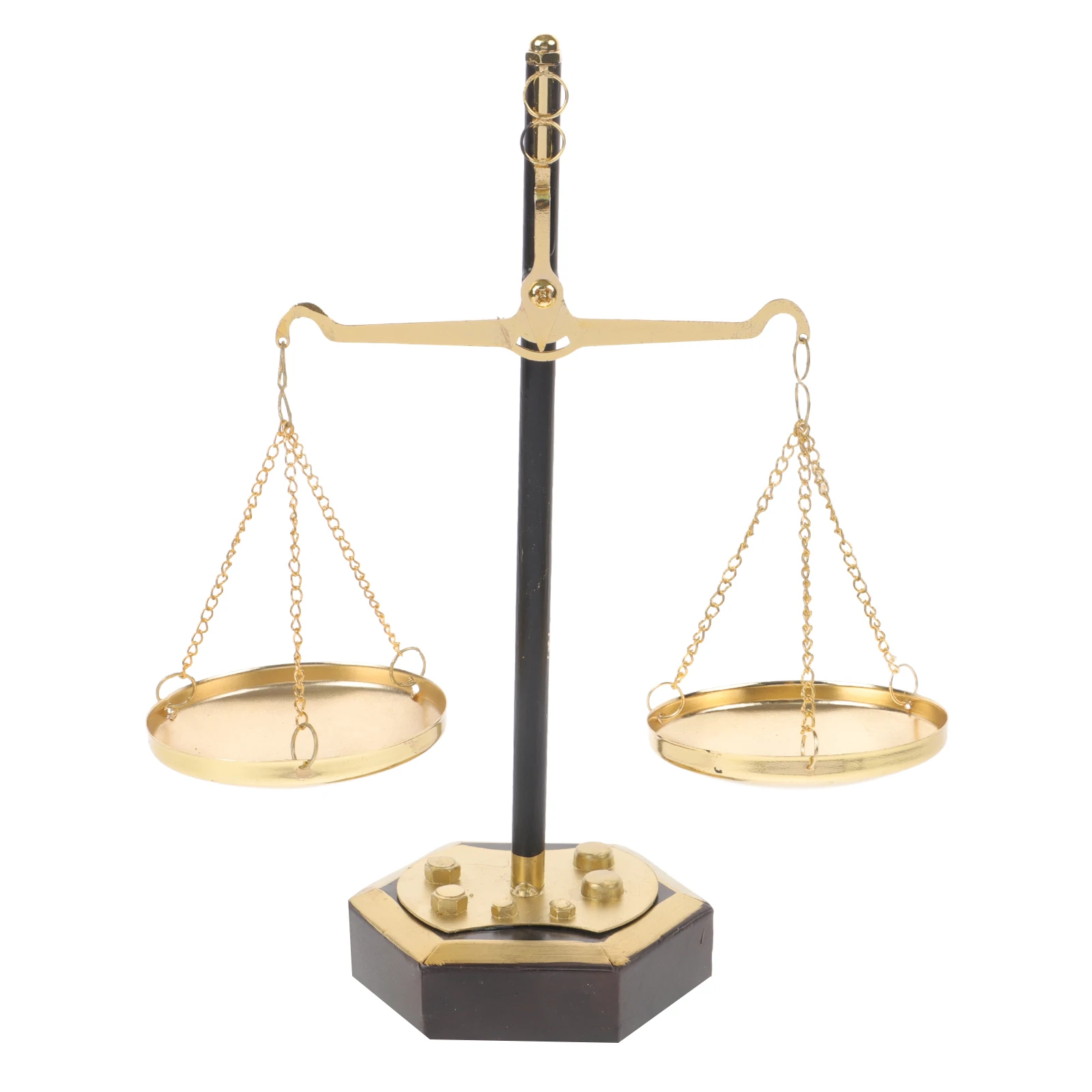 

1pcs Vintage Metal Balance Scale Decor Home Office Ornament Libra Symbol Justice Table Centerpiece Room Decor Mini Model