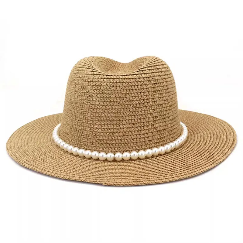 women's hats for the sun Men's cap Golf hat Beach outing Luxury straw hat summer new panama Visor Fashion elegant women cap 2024