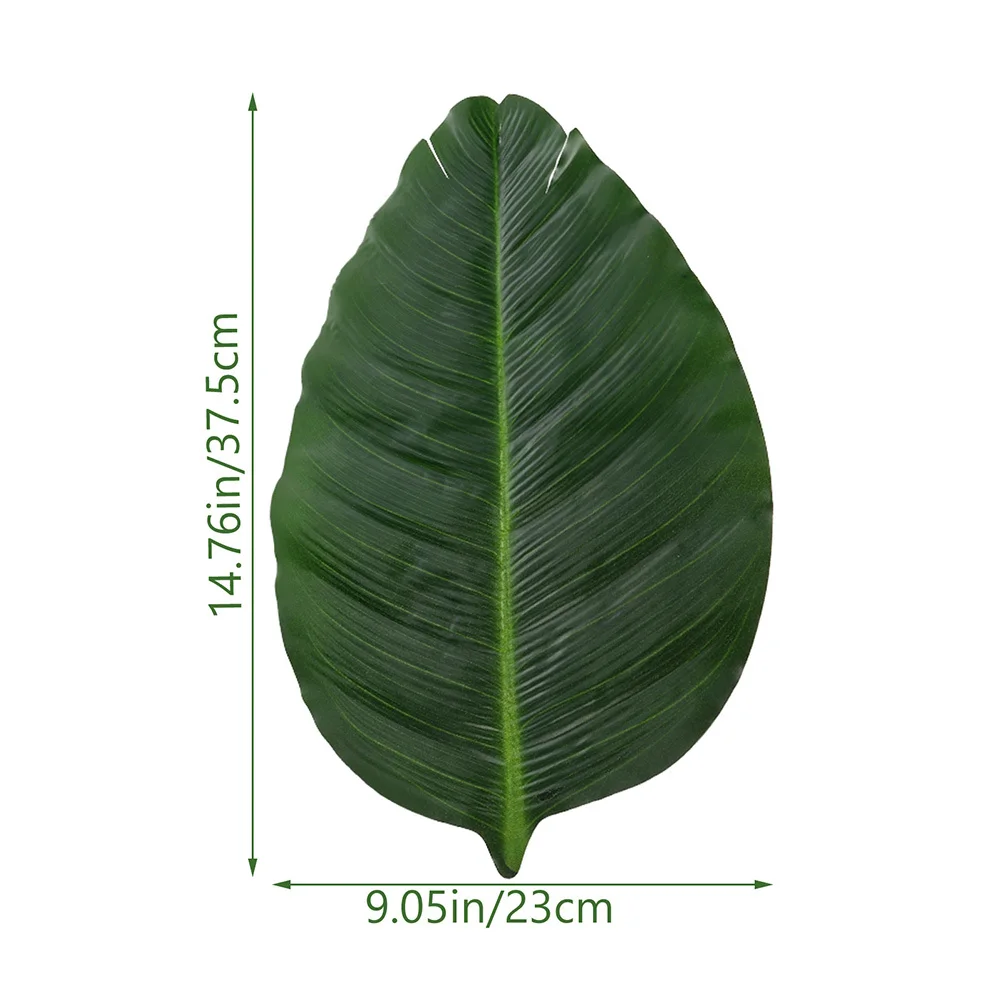 8Pcs Leaf Placemats Banana Leaf Design Table Mats Heat Insulation Pads Decorative Table Cushion for Dining Home Decor