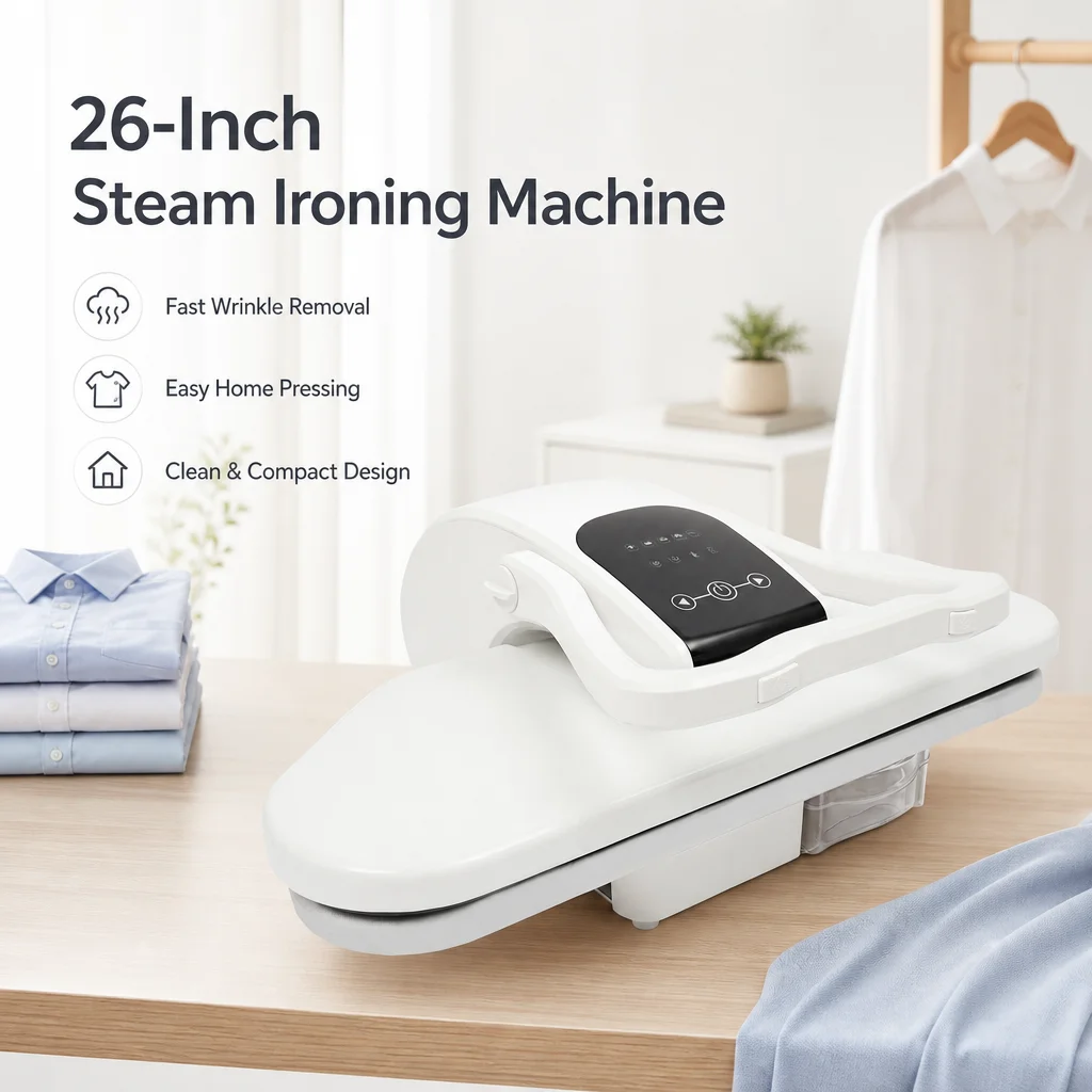 Dampfbügelpresse mit Touchscreen – 2200 W Stoffpresse 26 Zoll jetzt kaufen