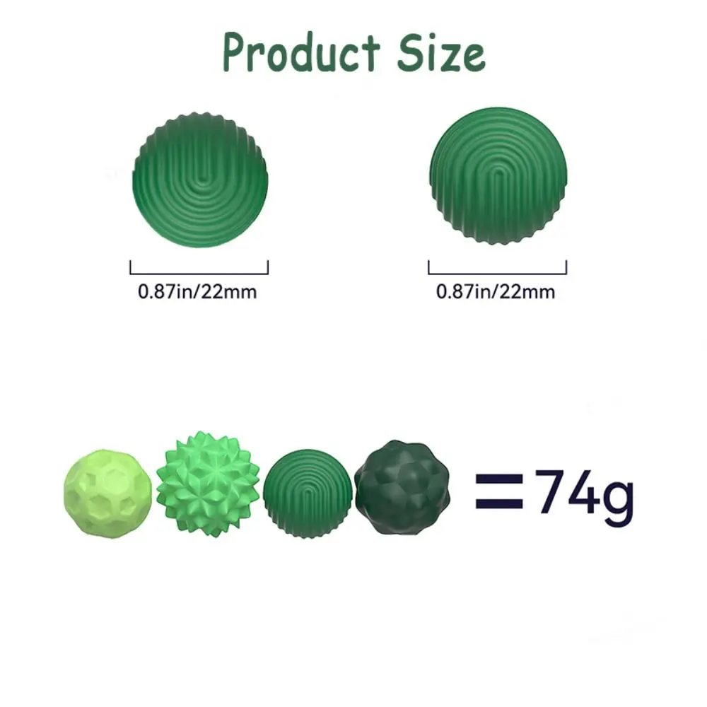 4 pçs 2025 silicone massagem bola magnética ansiedade alívio sensorial brinquedo elástico descompressão brinquedos crianças presentes de aniversário