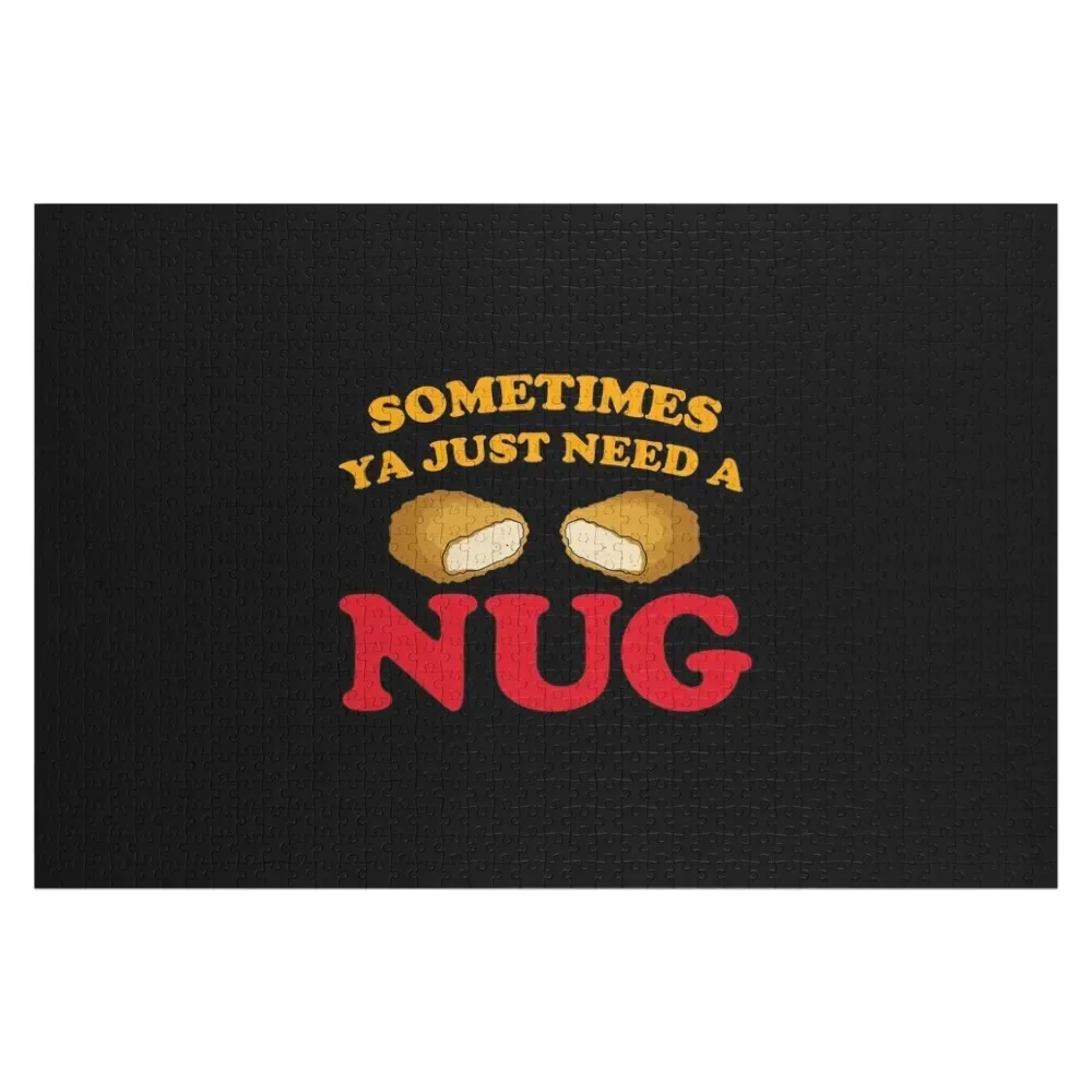 

Chicken Nuggets Jigsaw Puzzle Wooden Boxes Novel Toys For Children 2022 Personalized Name Diorama Accessories Puzzle