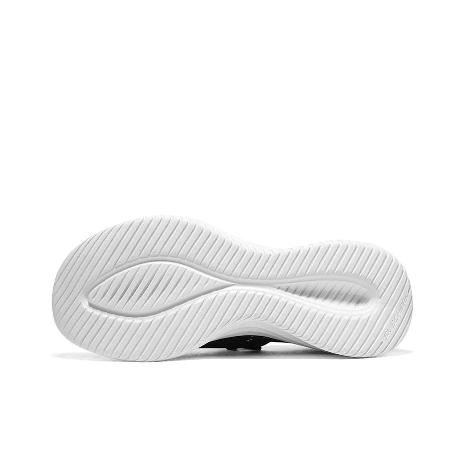 Skechers Slip Ins Walking Shoes Women's Low Top Black/White 896177-BKW - view 5