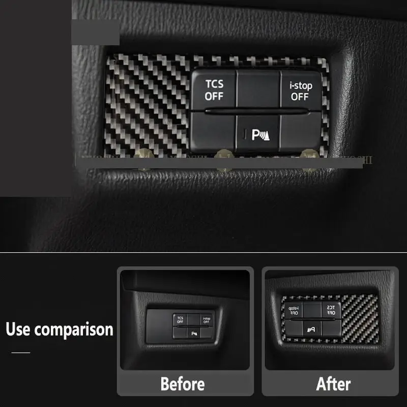 For Tesla Model 3 Y 2021-2023Car interior carbon fibre Film 5D PET Center console Anti scratch resist film Accessories refit PPF