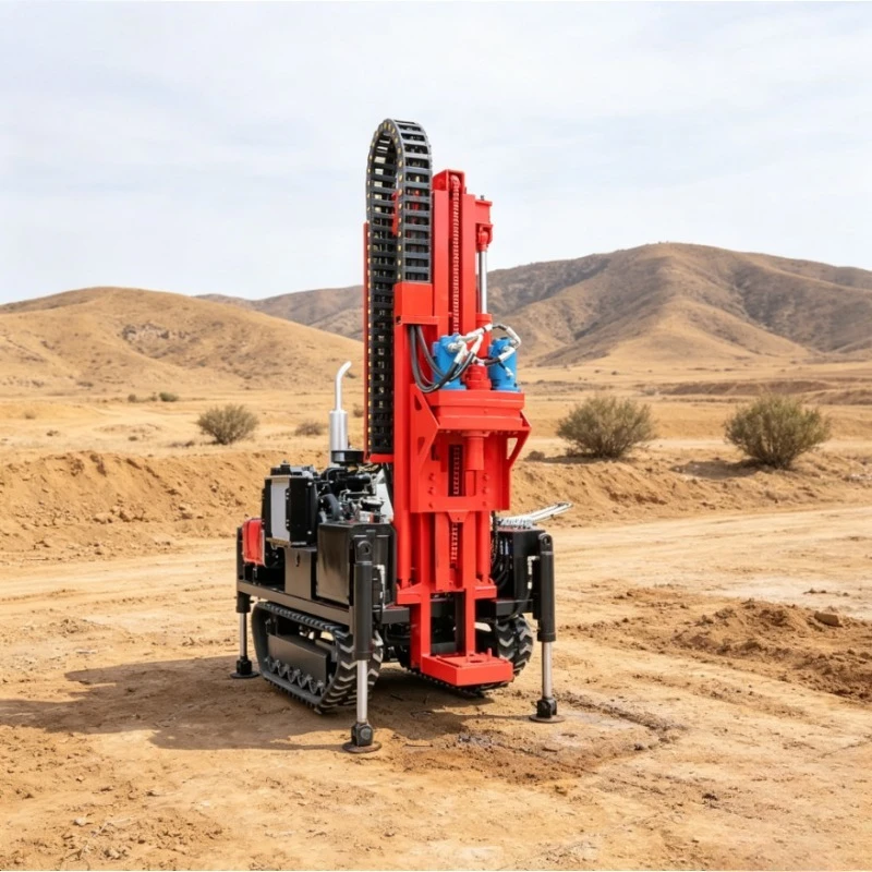 YUGONG Factory Direct Sale Customized Fully Hydraulic diesel Down the Hole Drilling Rig 35HP Dual-purpose Water Gas Drilling Rig