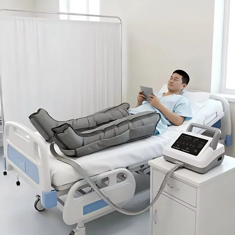 Medical Grade Air Compression Recovery Boots Pressotherapy Lymphatic Drainage Leg Massager Lymphedema DVT Pain Relief 30-250mmHg