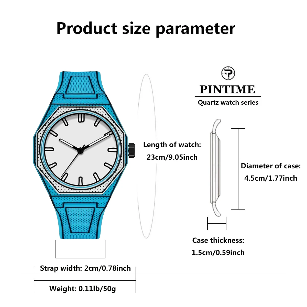 Silicone Black White Line Spots Quartz Watch Man High Quality Sport Waterproof Men Watches Anime Style Men Watch Male AAA Clock