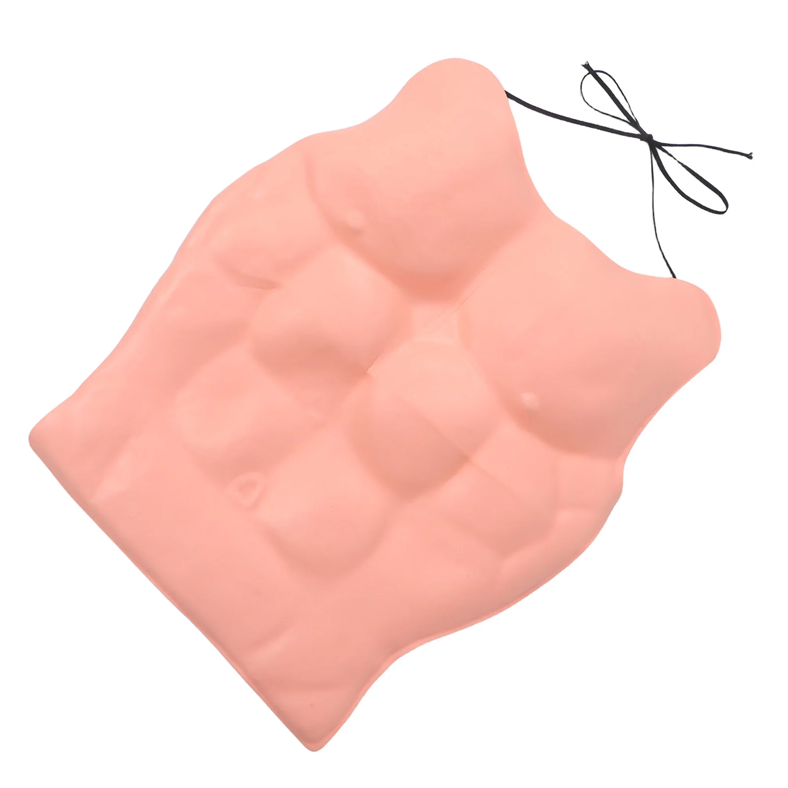 Fake Pectoral Muscle Chest Props Eva Realistic Reusable Costume For Cosplay Halloween Party Masquerade Gag Prank