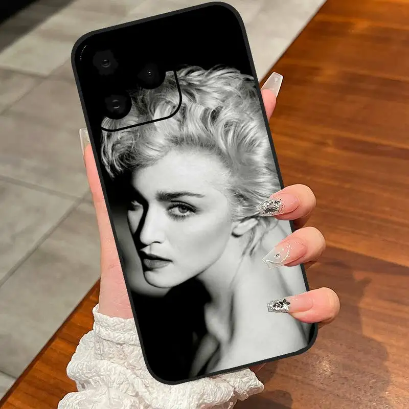 Cantante Madonna Custodia per telefono per iPhone 7 8 Plus 11 12 13 Pro Max 14 14Pro Max