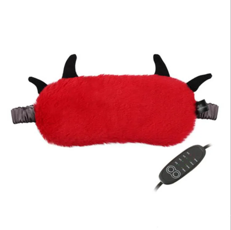 

High quality Promote sleep cartoon steam heat pack eye mask usb sleep to sleep shadow to breathe a hot black eye bag hot selling