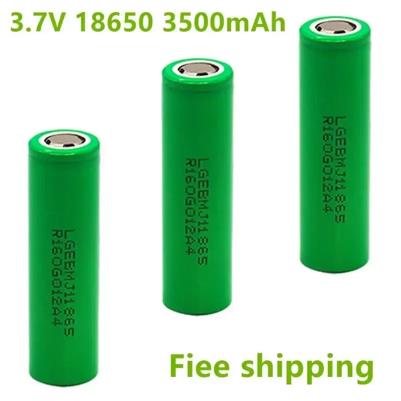 1-10PCS 100% Original MJ1 3.7 v 3500 mah 18650 Lithium Rechargeable Battery For Flashlight batteries for LG MJ1 3500mah battery