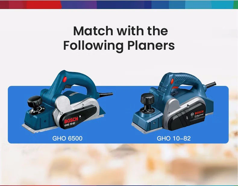 Imagem -05 - Planing Blade em Linha Reta Reversível Tungstênio Carbide Planer Facas e Adaptador Grupo Acessórios Ferramenta Elétrica Bosch-bs-gho999
