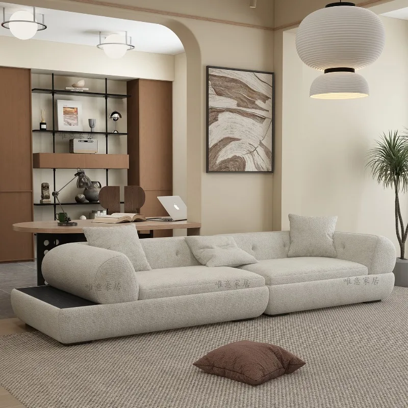 لهجة بيضاء أرائك غرفة المعيشة الحديثة الحد الأدنى كرسي الأريكة غرفة المعيشة الأرائك نفث سحابة Tumbonas بلايا أثاث المكتبة #4