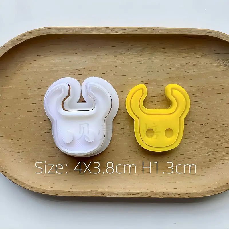 แม่พิมพ์คุกกี้ลายฮอลโลว์ไนท์ แบบกด ทำจากพลาสติก 3 มิติ สำหรับทำขนมอบ อุปกรณ์ทำขนม DIY