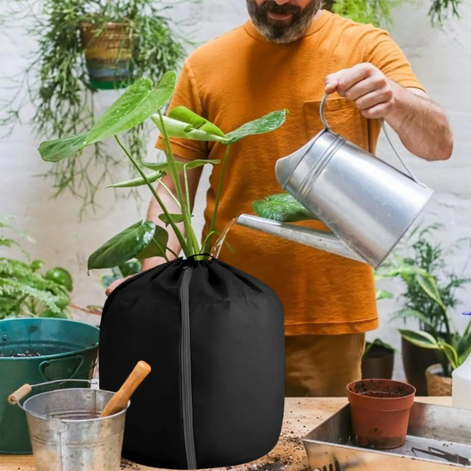 

Plant Covers Tree Covers For Winter With Adjustable Straps Breathable Waterproof Cloth Insulation Protector Wrap For Outdoor