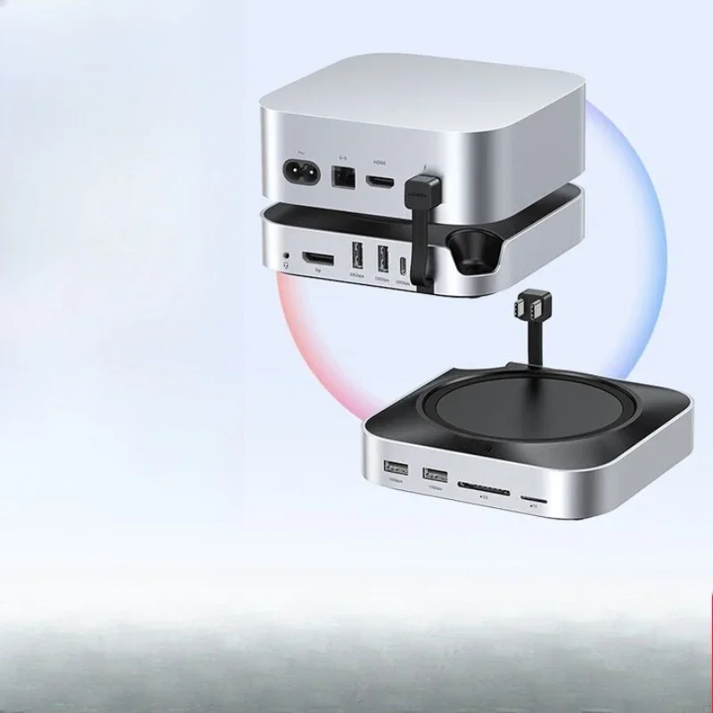 

For Mac mini M4 Docking HDD Case M.2 Solid State Drive Docking Dock DP Screen Casting USB3.2 Apple
