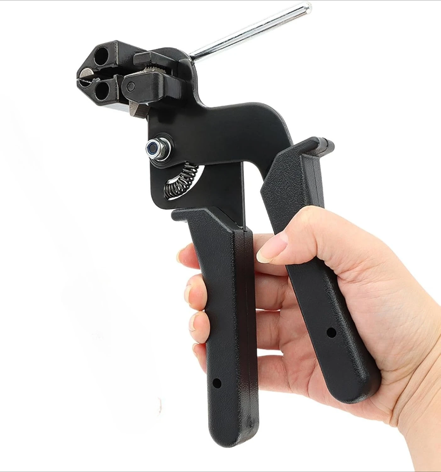 

Установка натяжения стяжки из нержавеющей стали Режущий инструмент Пистолет для кабельных стяжек Плоскогубцы для кабельных стяжек из нержавеющей стали Металлический резак для стяжек на молнии