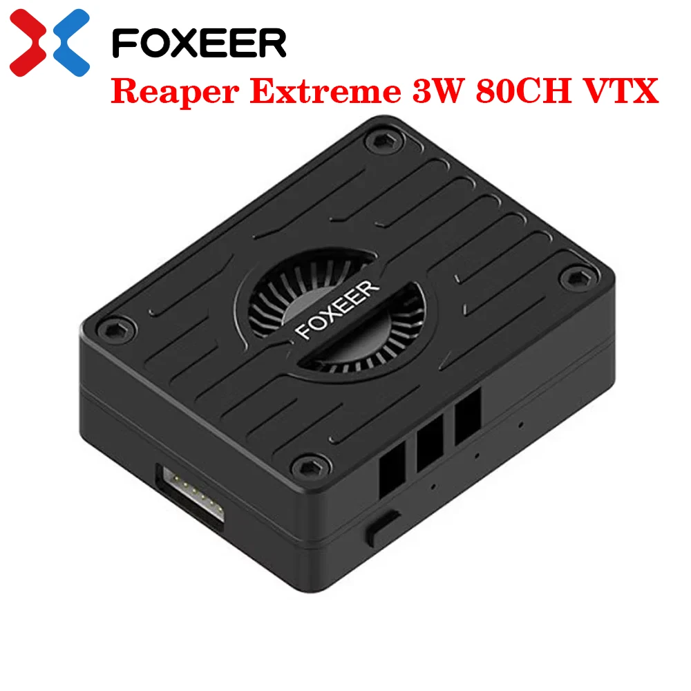 Foxeer Reaper Extreme 3W V2 4.9-6G 9~36V 80CH FPV VTX Build-in Mic Fan for FPV Long Range Drone