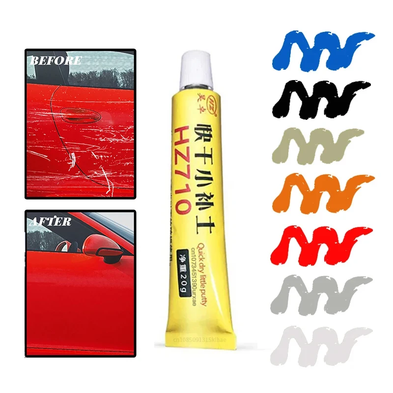 Body Putty Scratch Filler Quick Dry Putty Car Paint Pen Scratch Clearcoat Repair Tool Smooth Car Paint Care Repair Accessories