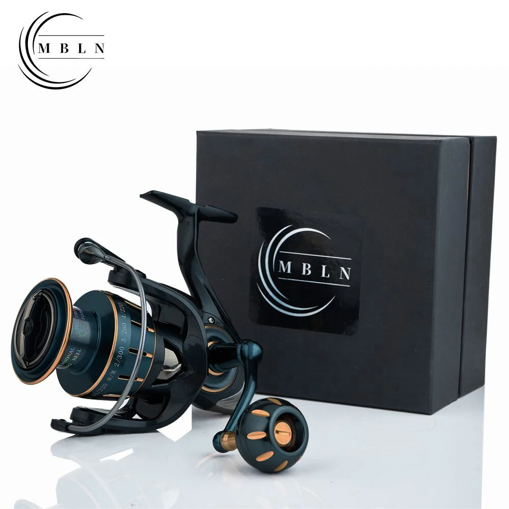 MBLN Brand,Durable Spinning Reel,Alloy Gear&Alloy Spool&Alloy Handle,Alloy CNC Arm,5+1 Steel Ball Bearing,Saltwater Fishing Reel