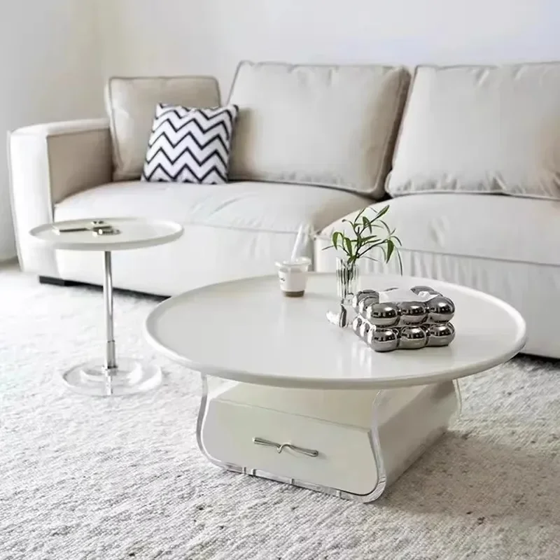 

Minimalist Luxury Coffee Tables Modern Living Room Home Acrylic Coffee Tables Storage Design Korean Couchtisch Lounge Furniture