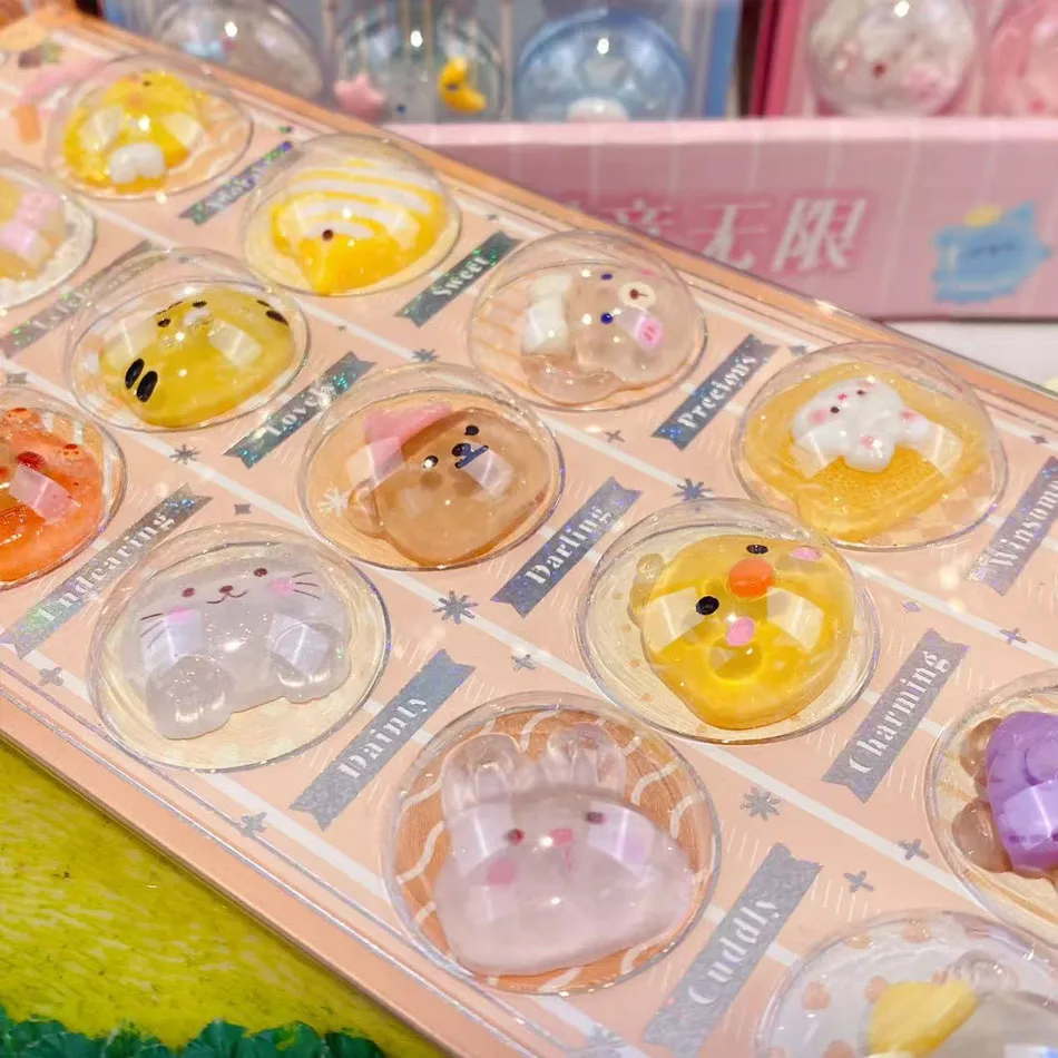 2026 Neue Shake Flash Aufkleber 3D 3D 3D Relief-Aufkleber Candy Crystal Aufkleber Kinderspielzeug Dekorative Aufkleber Belohnungsgeschenk