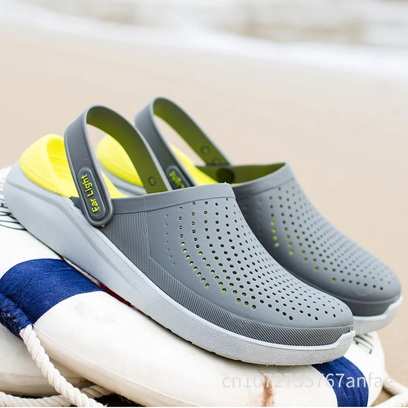 Men's Summer Outdoor Wear Anti-Slip Waterproof Wear-Resistant Slip-Resistant Sandals Breathable Sporty Flip Flops for Driving... image 3