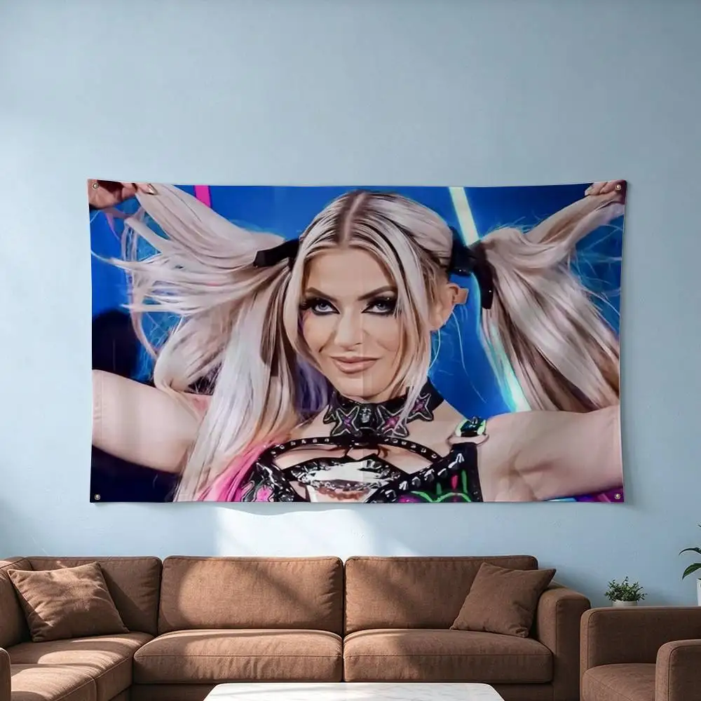 Professional Wrestler Alexa Bliss-S  Flags for Bedrooms Home Decor Items Outdoor Decors Garage Decoration Flaga