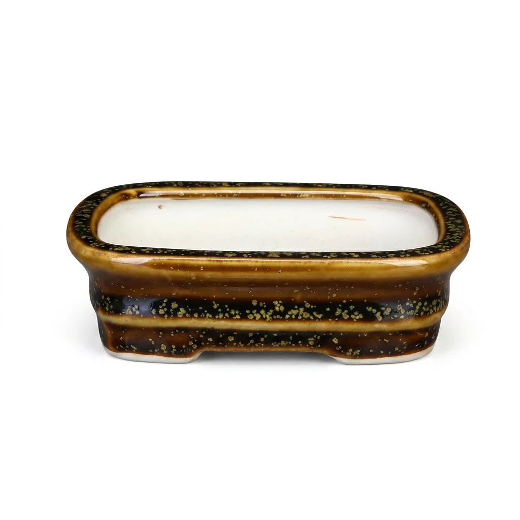 Ceramic Planter Pot With Unique Kiln Change Glaze Surface For Plants
