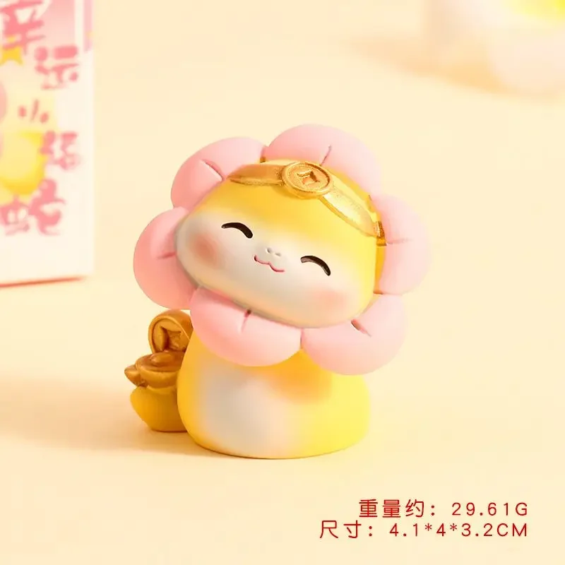 Lucky Little Lucky Snake Mascot Ornament,Cartoon Creative Zodiac Snake Car Desktop Decoration,Gift Give Wealth Give Fortune Give