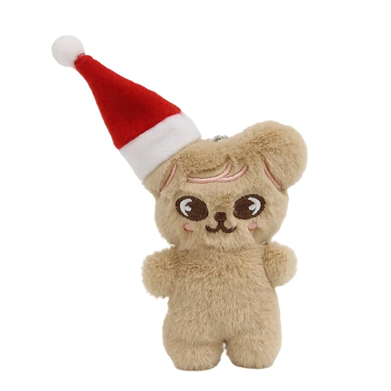 عيد الميلاد الضالة الاطفال الكرتون ألعاب من نسيج مخملي قلادة SKZOO حقيبة المفاتيح #6