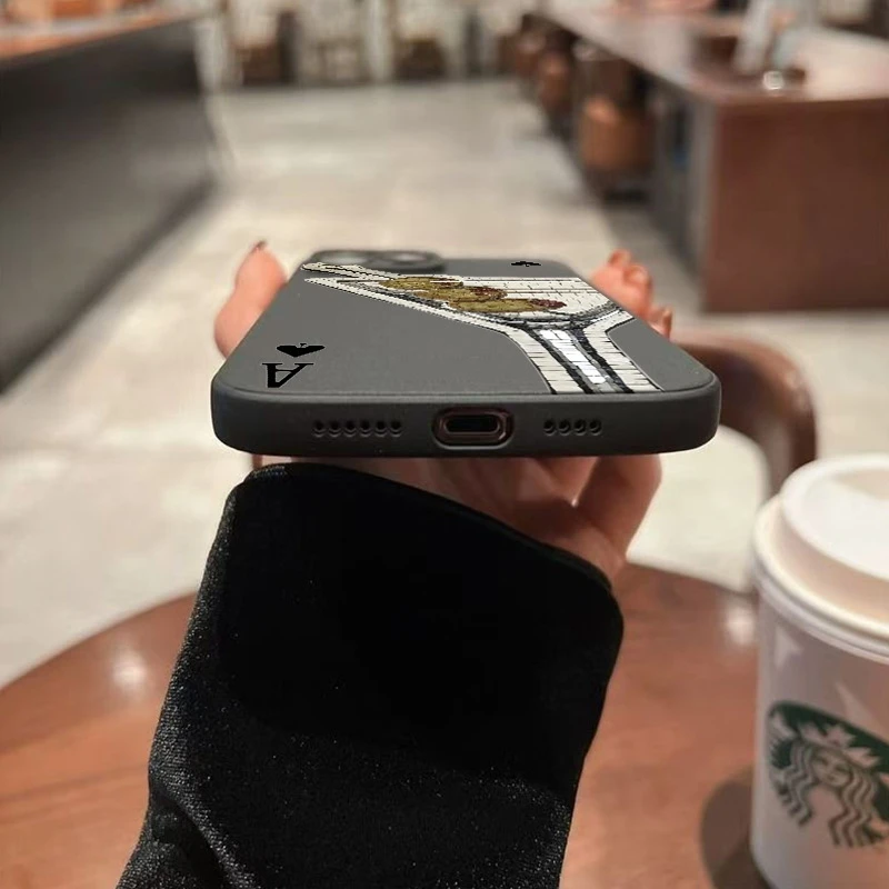 بوكر كوكتيل سيليكون جراب هاتف آيفون 17 برو ماكس الهواء 16E 16 15 13 12 11 14 7 8 زائد XS X XR للصدمات الحلوى غطاء ناعم #6