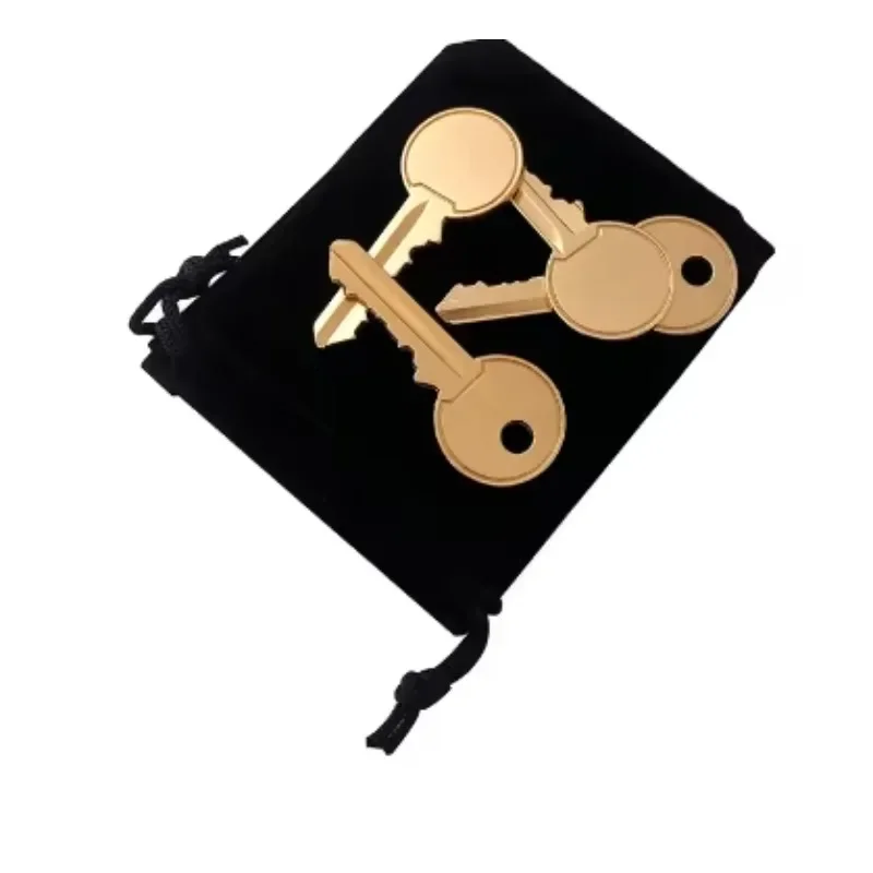 

Keymaster by Craig Petty (Gimmicks and Instructions) Magic Tricks Moving Hole on Key Close Up Illusions Mentalism Comedy Props