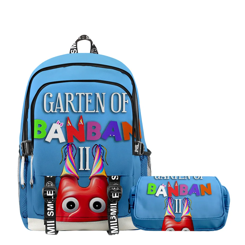 Mochila de pano Oxford Garten de Banban 3D, menina e menino estudante dos desenhos animados, Novo, 2023