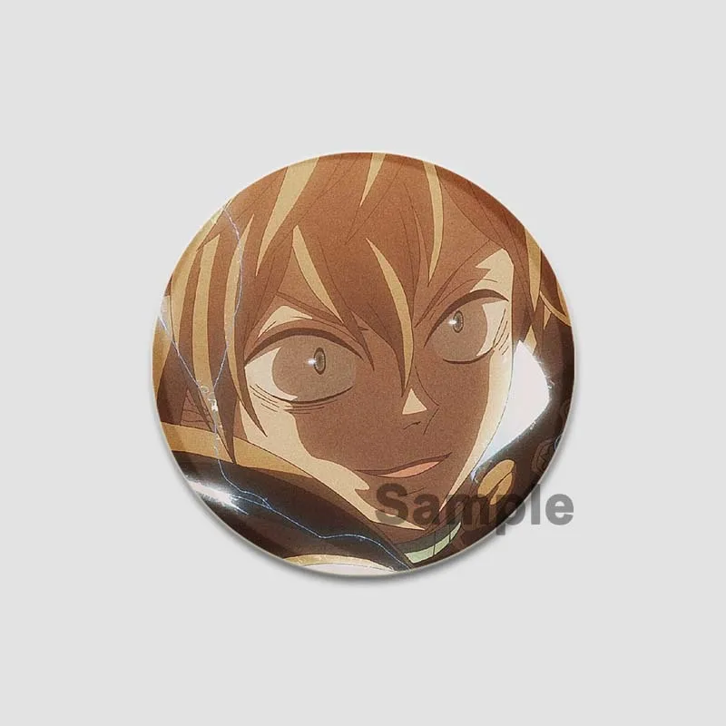 Black Clover Brooches for Backpack Anime Figure Lapel Pins Asta Yuno Grinbellor Noell Silva Cartoon Badge Accessories Decoration view 5