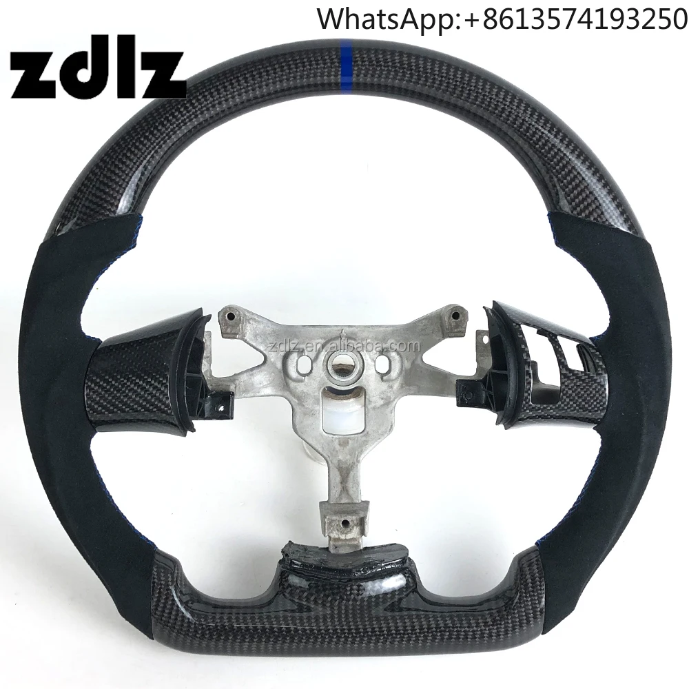 

2005 2006 2007 2008 2009 2010 2011for Chevrolet Corvette C6 Z06 ZR1 Customized Carbon Fiber Perforated Leather Steering Wheel