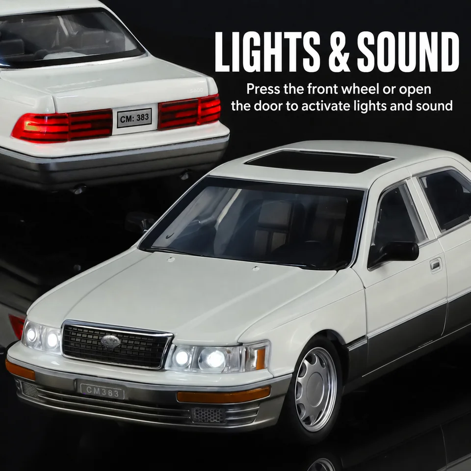 1/24 Lexus LS400 Classical Toy Car Model Diecast Alloy Metal