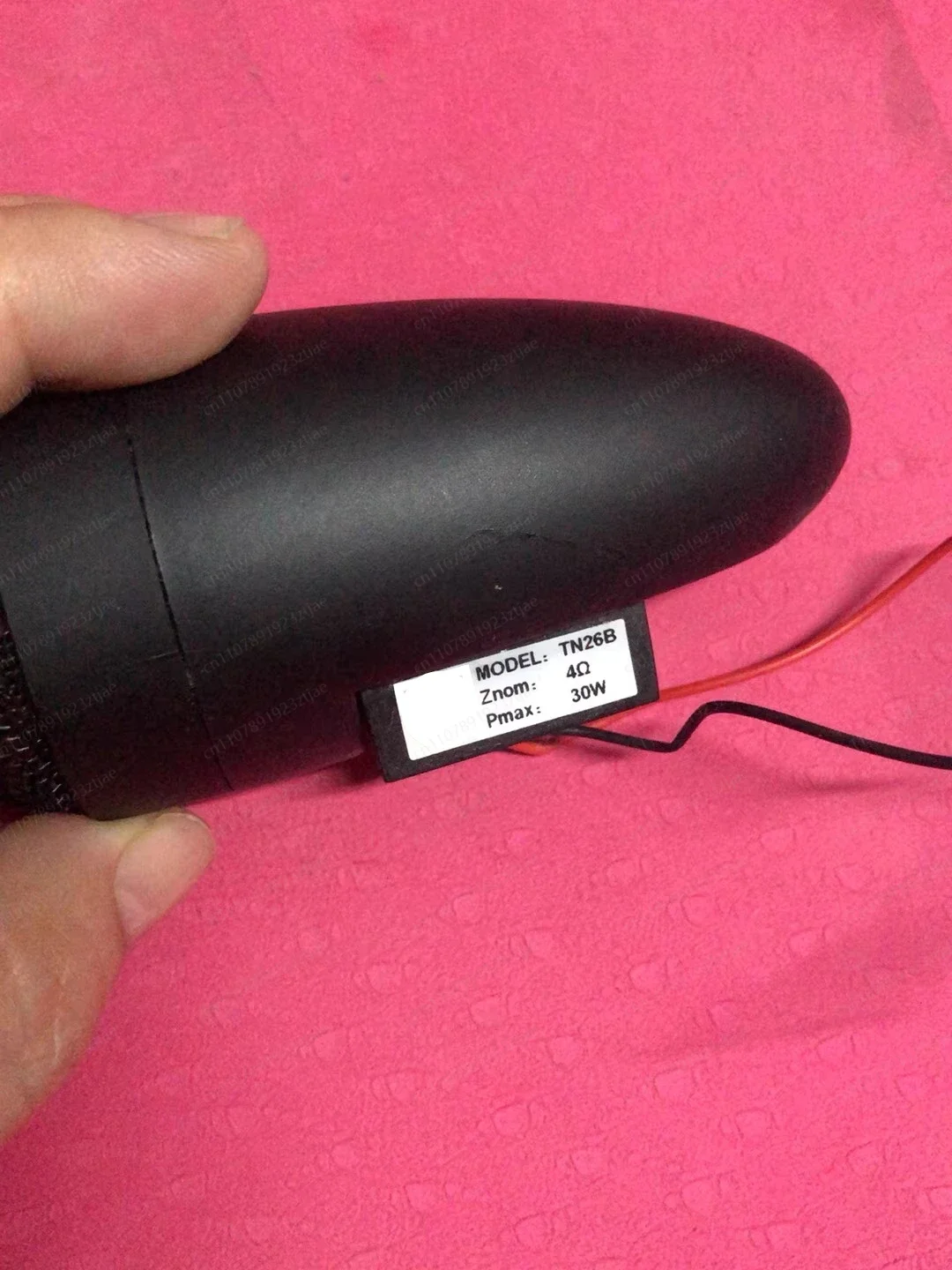 

Jmz-2 Pieces Original TN28-B All Black Silk Dome Tweeter Speaker Driver Unit With Plastic Hold Standing 6ohm/15W Fs=1300Hz