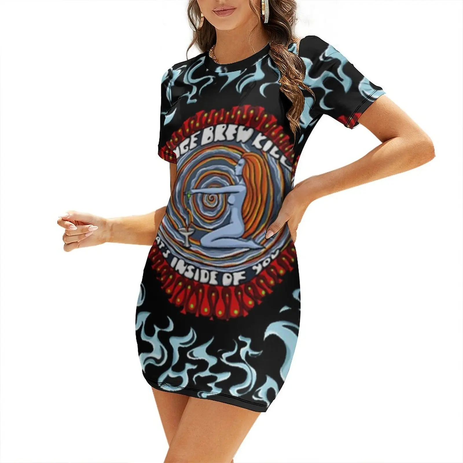 

concert trending inside of you Short-Sleeved Dress birthday dress for women women dress summer clothes for women