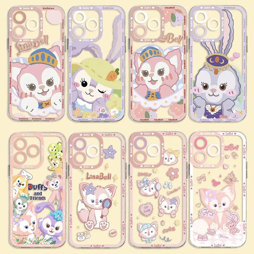 Phone Case Duffy For iPhone 15 14 13 12 Mini 11 Pro Max X XR XS 6s 6 7 8 SE 2020 Plus Soft Silicone Transparent Cover