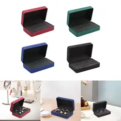Ring Organizer Box Tray Stylish Jewelry Display Case Ring Storage Box Jewelry Box for Women Lady Multiple Rings Cufflinks
