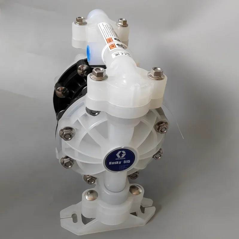 Husky 515 Air Operated Double Diaphragm Pump D5B211 with PTFE diaphragm for pumping Nitric Acid chemical liquid