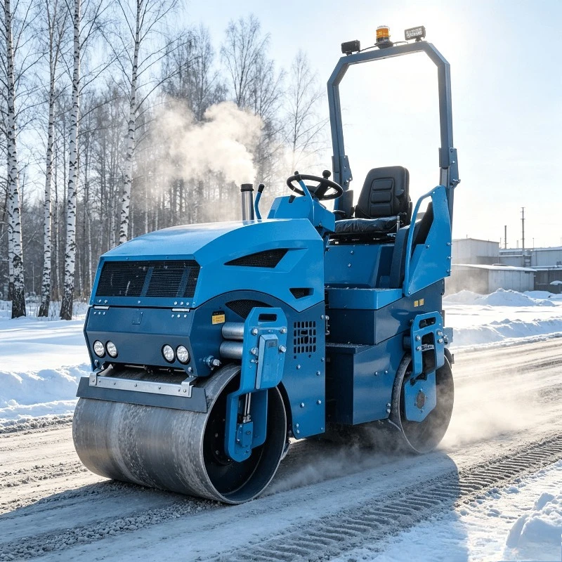 2 Ton Fuel Mini Road Roller Ride On Road Roller Heavy Duty Hydraulic Asphalt Compactor for Factory Construction Work
