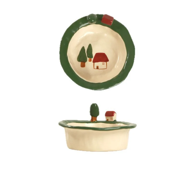 

CX beautiful rice bowl ceramic bowl household cute cartoon three-dimensional bowl