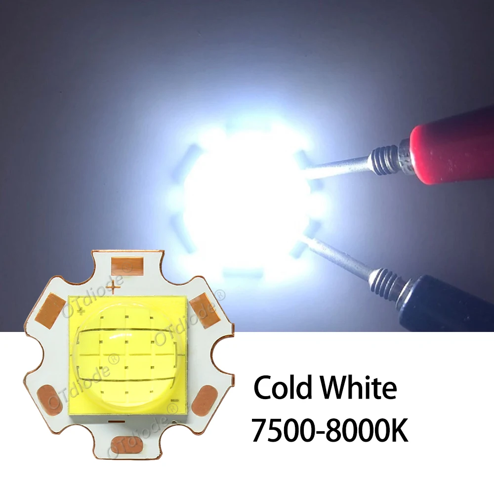 DC3V/6V/24V 24A 12A 3A 72W XHP110 LED COB Cold White 7000K Replace  Diode DIY For Flashlight Bicycle Car Searchlight Lamp Ac